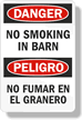 No Smoking Bilingual Sign