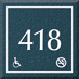 Room Number Sign, No Smoking & Graphic