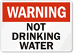 Warning: Not Drinking Water