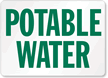 Potable Water Sign