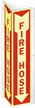 Fire Hose (Arrow) Sign