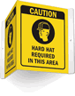 Caution Hard Hat Required (symbol) Sign