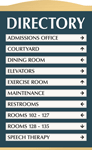 Directory Sign, 10-Panel