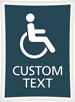 Graphic Room Sign