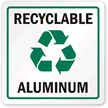 Recycle Aluminum Label (with graphic)