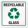 Recycle Glass Label (with graphic)