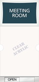 Room Name, Page Insert, Slider Sign