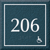 Room Number Sign, Graphic