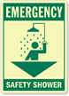Emergency: Safety Shower (with graphic)