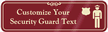 Security Guard Symbol Sign