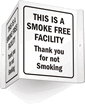 Thank You For Not Smoking Sign