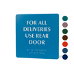 8 in. x 8 in. Custom Braille Sign