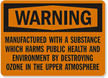Warning: Public Health and Environment Sign