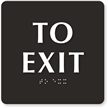 To Exit Sign