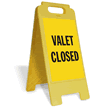 VALET CLOSED Sign