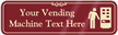 Vending Machine Symbol Sign