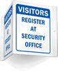 Visitors Register At Security Office