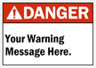 Danger ANSI Sign