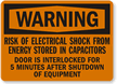 Warning Electrical Shock Risk Sign