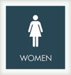 Women w/F Symbol Sign