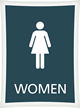 Women Bathroom, Women Sign