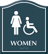Women Restroom Sign