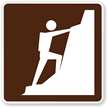 Climbing Symbol - Traffic Sign