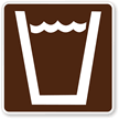 Drinking Water Symbol - Traffic Sign