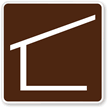 Shelter Guide Sign Symbol