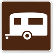 Camping (Trailer) Symbol - Traffic Sign