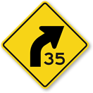 Free Advisory Speed Limit Signs