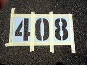 Pavement Stencil Instructions