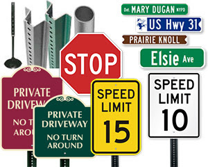 Road, Traffic & Street Signs