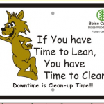 Custom Boise Clean Up Sign