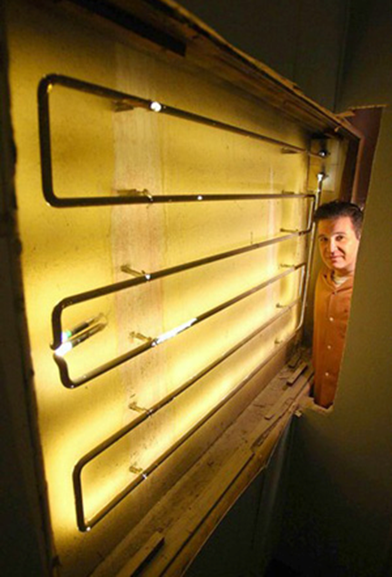 Andrew Meieran and a 17 thousand dollar neon sign