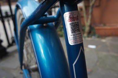 BikeGuard-tagged bike