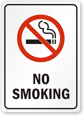 OSHA-Compliant No Smoking Sign from SmokingSigns.com