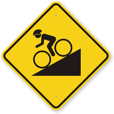 bike trail sign