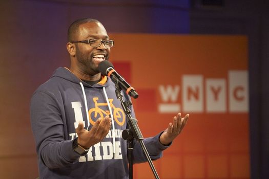 Baratunde Thurston, former digital director of the Onion and author of How to Be Black (image via WNYC).