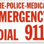 In case of emergency, dial 911