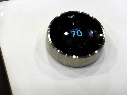 Google Nest digital thermostat