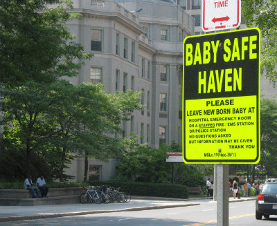 This Safe Haven sign is located in Boston. Image from Wikipedia.