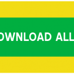 A cartoon penguin pointing at a "Download All Coloring Pages" button.