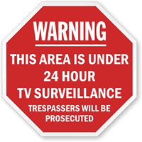 Video Surveillance Security Sign