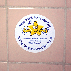 Children Bathroom Vinyl Decals