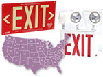 State Specific Exit Signs