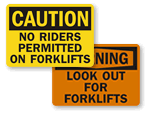 Forklift Warning Signs