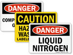 Gas Identification Signs