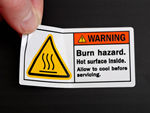 Hot Warning Labels