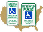 Parking Signs   Laws by U.S. State